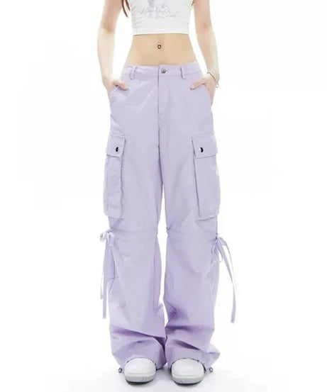 Lavender Dream Cargo Pants - Pants