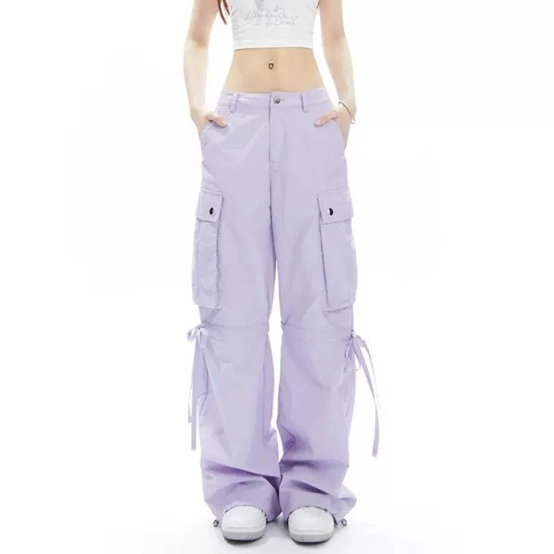 Lavender Dream Cargo Pants - Pants