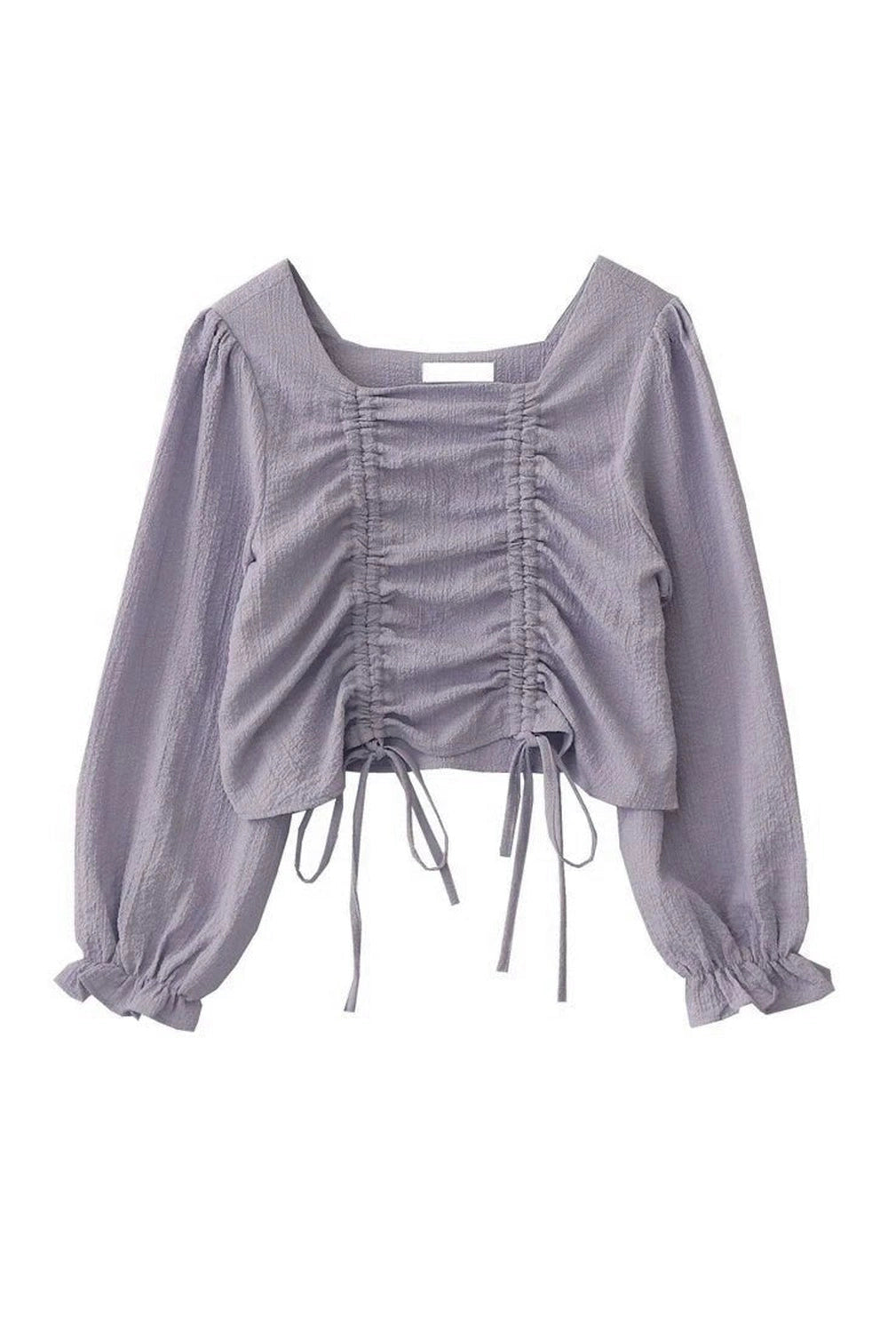 Lavender Ruched Dream Blouse - 