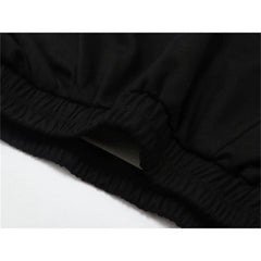 Alt Layered Strap Crop Sweatshirt Shoptery