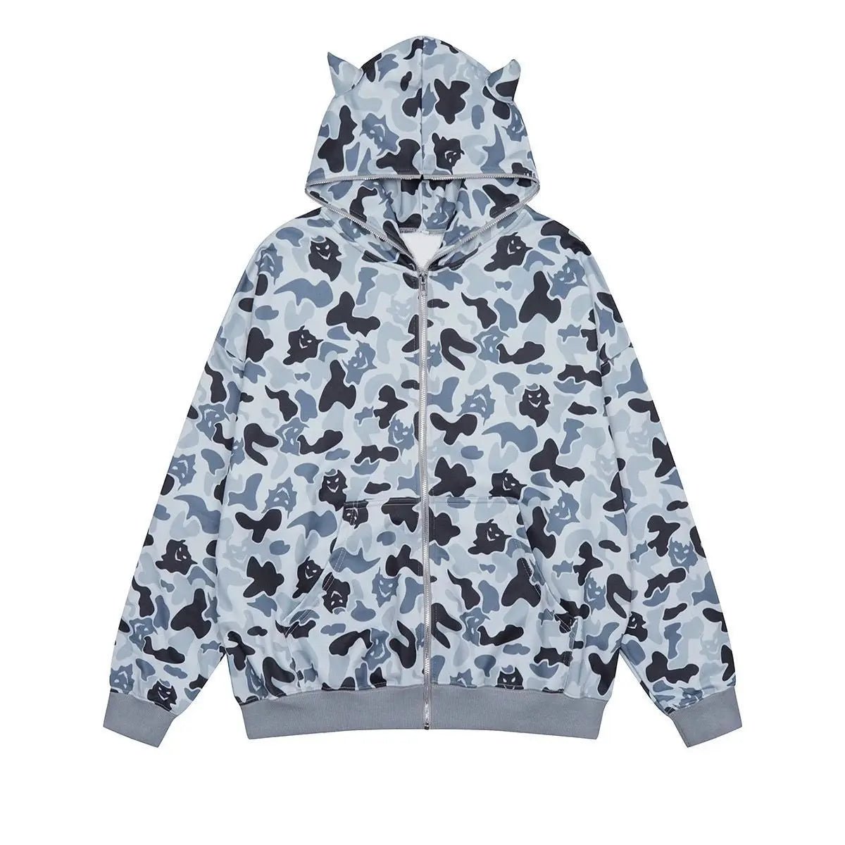 Leopard Print Hoodie - Hoodies