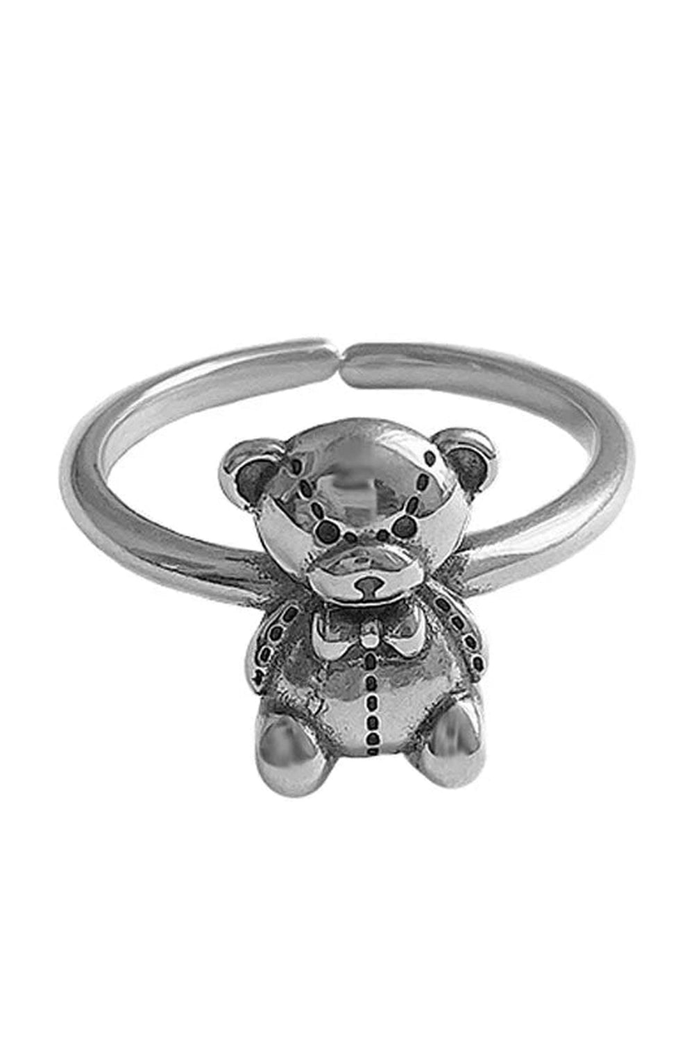 Edgy Little Bear Party Ring JZ01284 resizable Shoptery