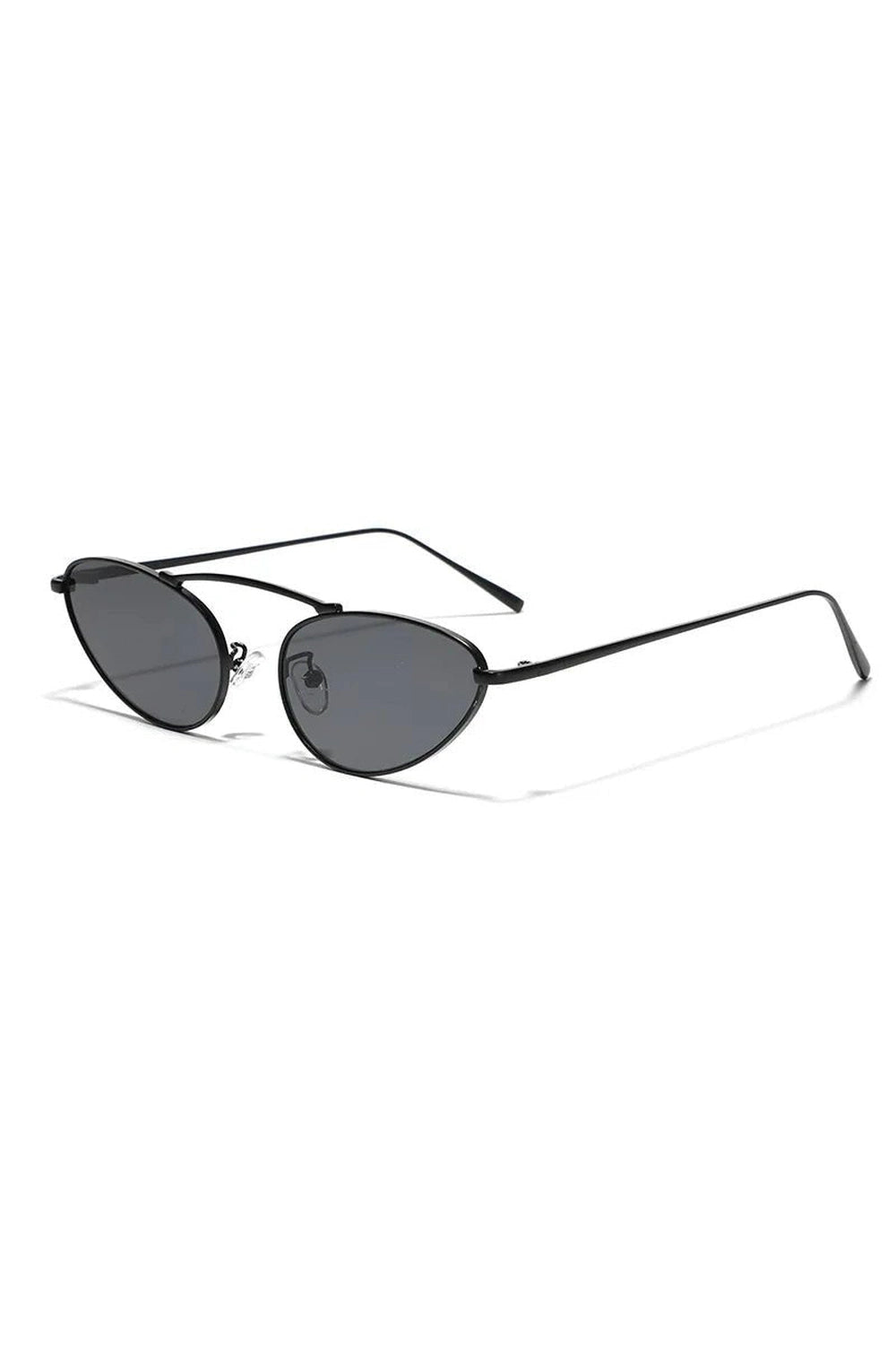 Aesthetic Luxury Cat Eye Sunglasses Black Gray As picture Shoptery