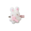 Jirai Kei White Bunny Cross Plush Hair Clip WHITE Shoptery