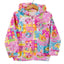 Decora Mezzo Piano Kawaii Animal Print Fleece Zip-Up Hoodie photo color Shoptery