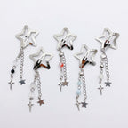 Decora Star Hair Clip Set with Chain Tassel & Bead Charms 5 Shoptery