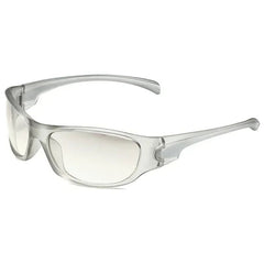 Y2k Matrix Vision Wraparound Sunglasses White Silver Shoptery