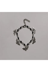 Edgy Midnight Bat Charm Bracelet 1 Shoptery