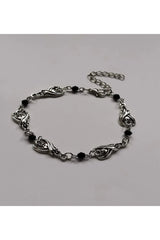 Edgy Midnight Bat Charm Bracelet 2 Shoptery