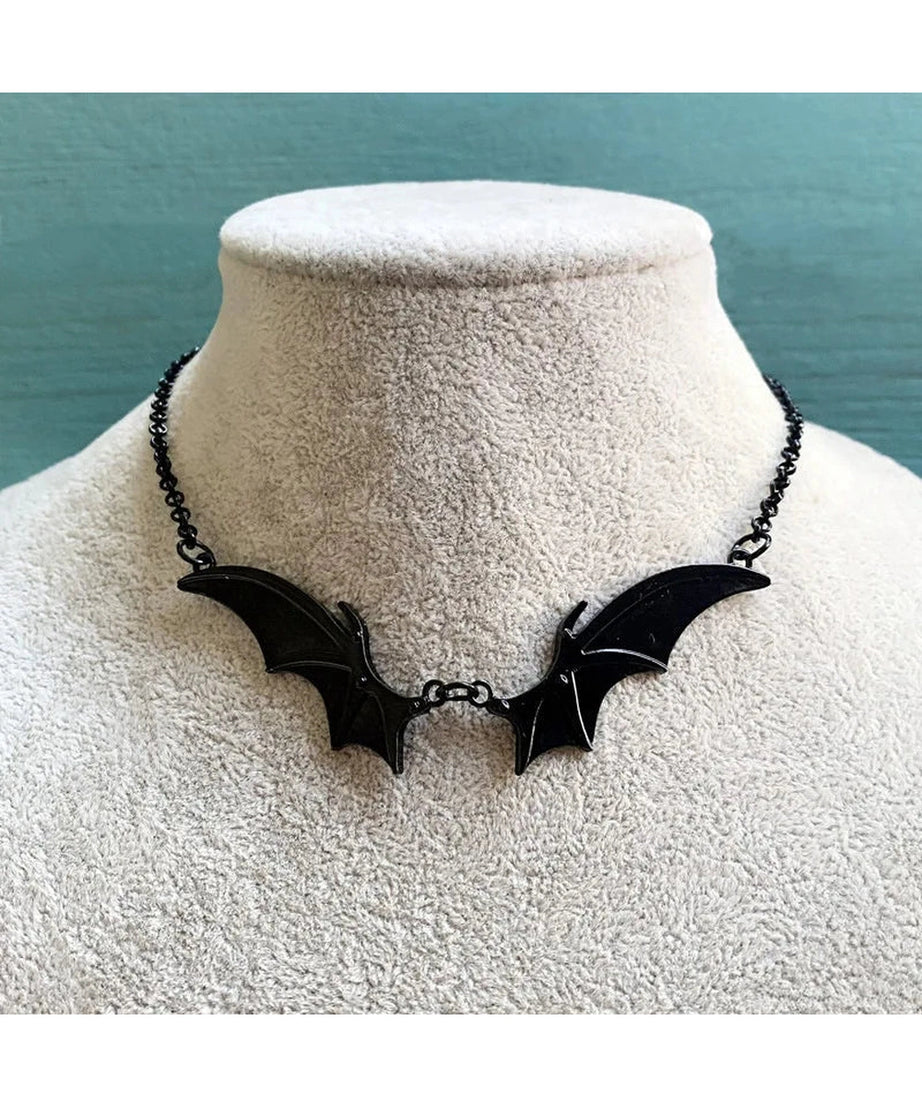 Midnight Bat Wing Necklace - Necklaces