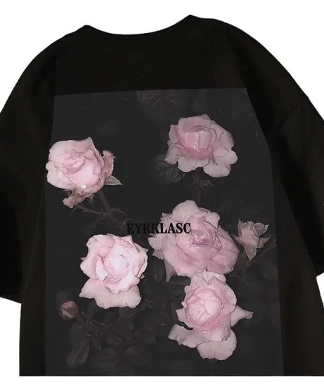 Midnight Bloom Graphic T-Shirt - T-Shirts