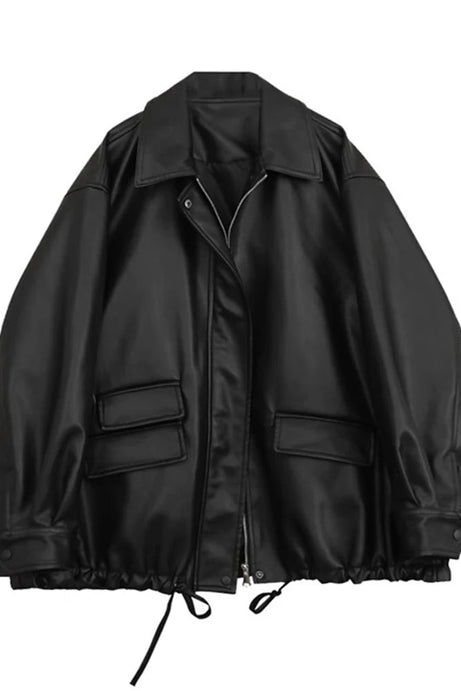 Midnight Rebel Oversized Jacket - Coats & Jackets