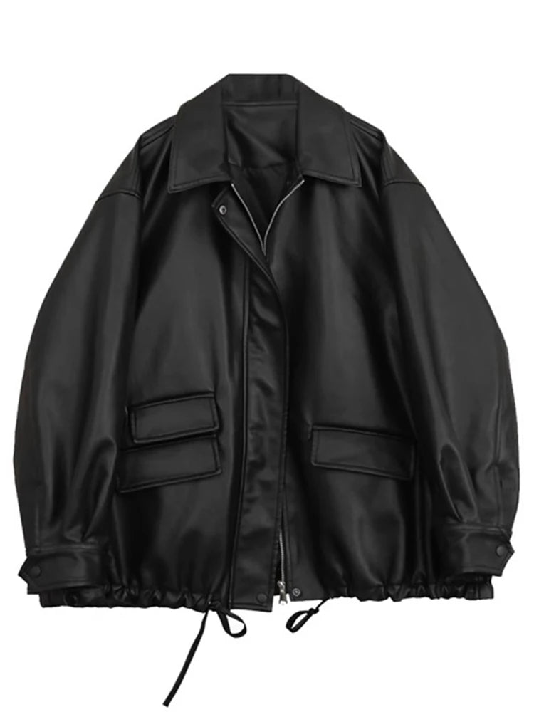 Midnight Rebel Oversized Jacket - Coats & Jackets