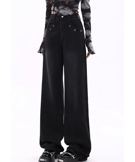 Midnight Wide - Leg Jeans - 