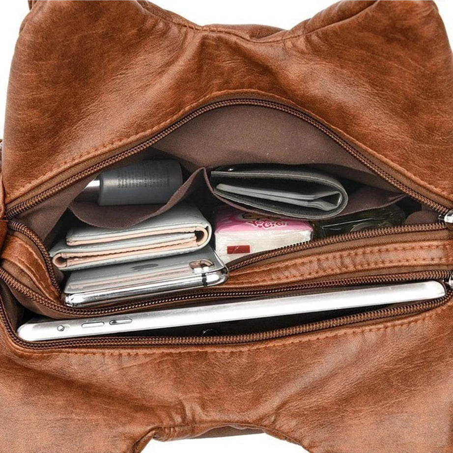 Y2k Midnight Zipper Accent Shoulder Bag Shoptery