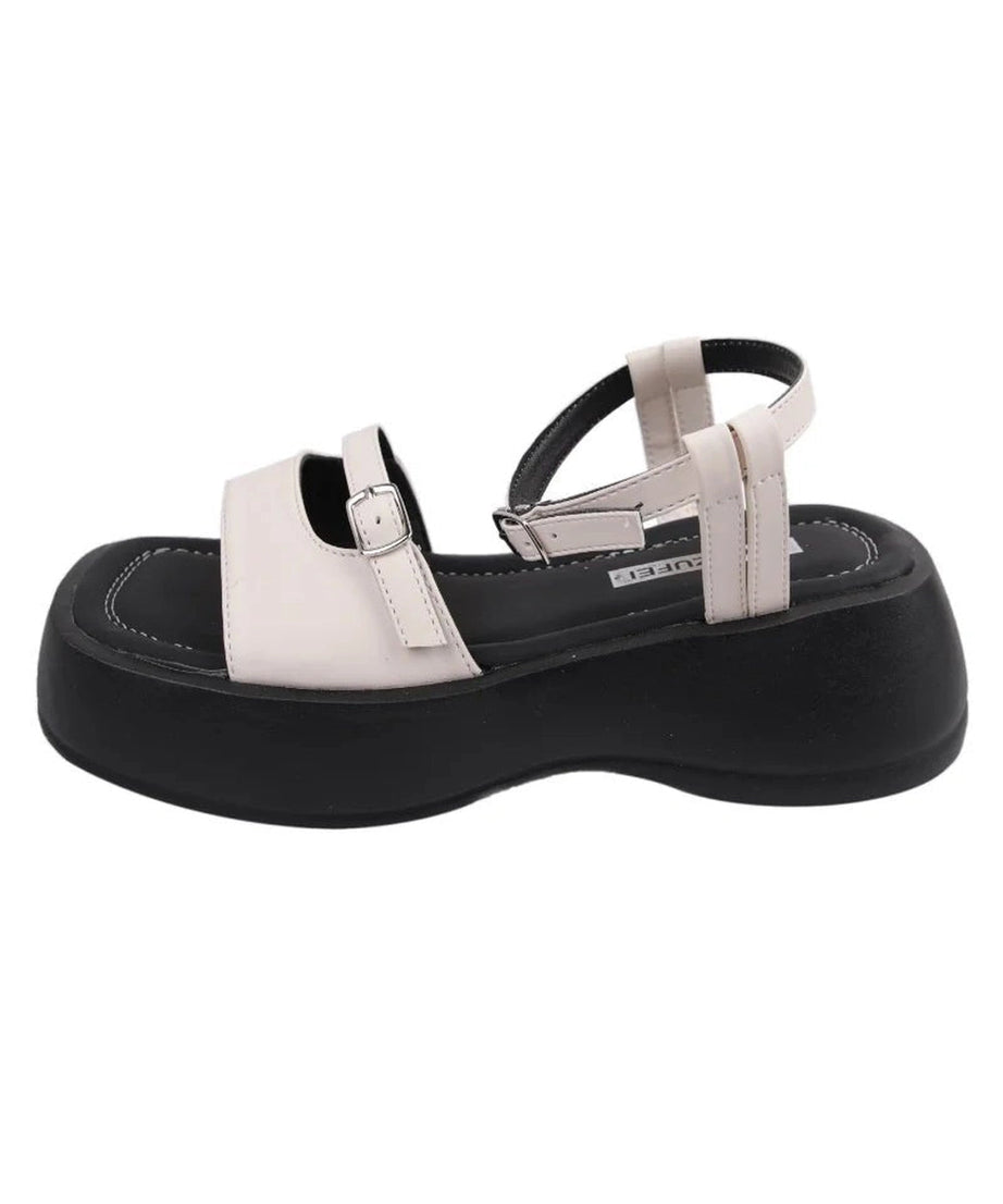 Minimalist Square Toe Sandals - Sandals