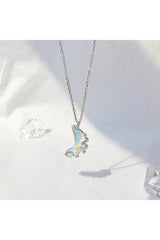 Aesthetic Moon Stainless Steel Necklace Shoptery