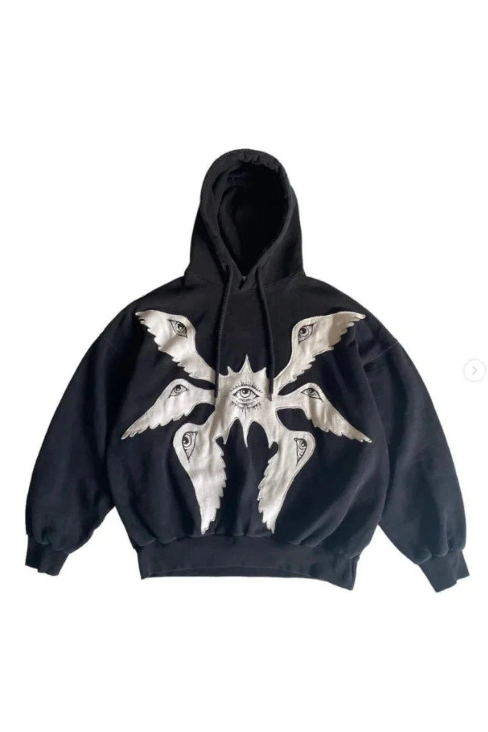 Mystic Eyes Embroidered Hoodie - Hoodies