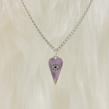 Goth Mystic Heart Pendant Layered Necklaces B CHINA Shoptery