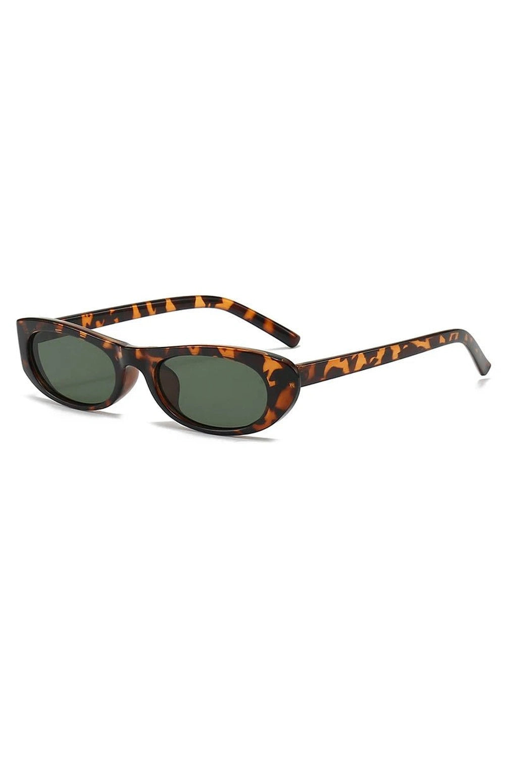 Narrow Frame Cat Eye Sunglasses - Sunglasses