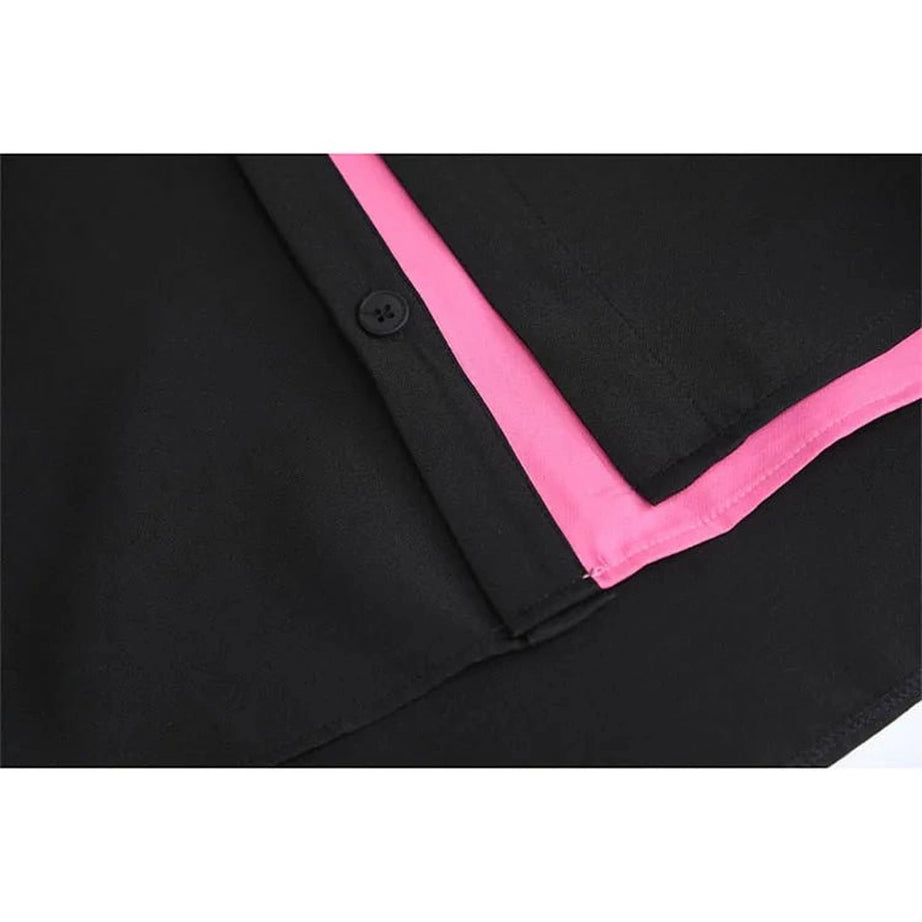 Emo Neon Edgy Contrast Shirt Shoptery