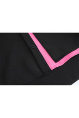 Emo Neon Edgy Contrast Shirt Shoptery