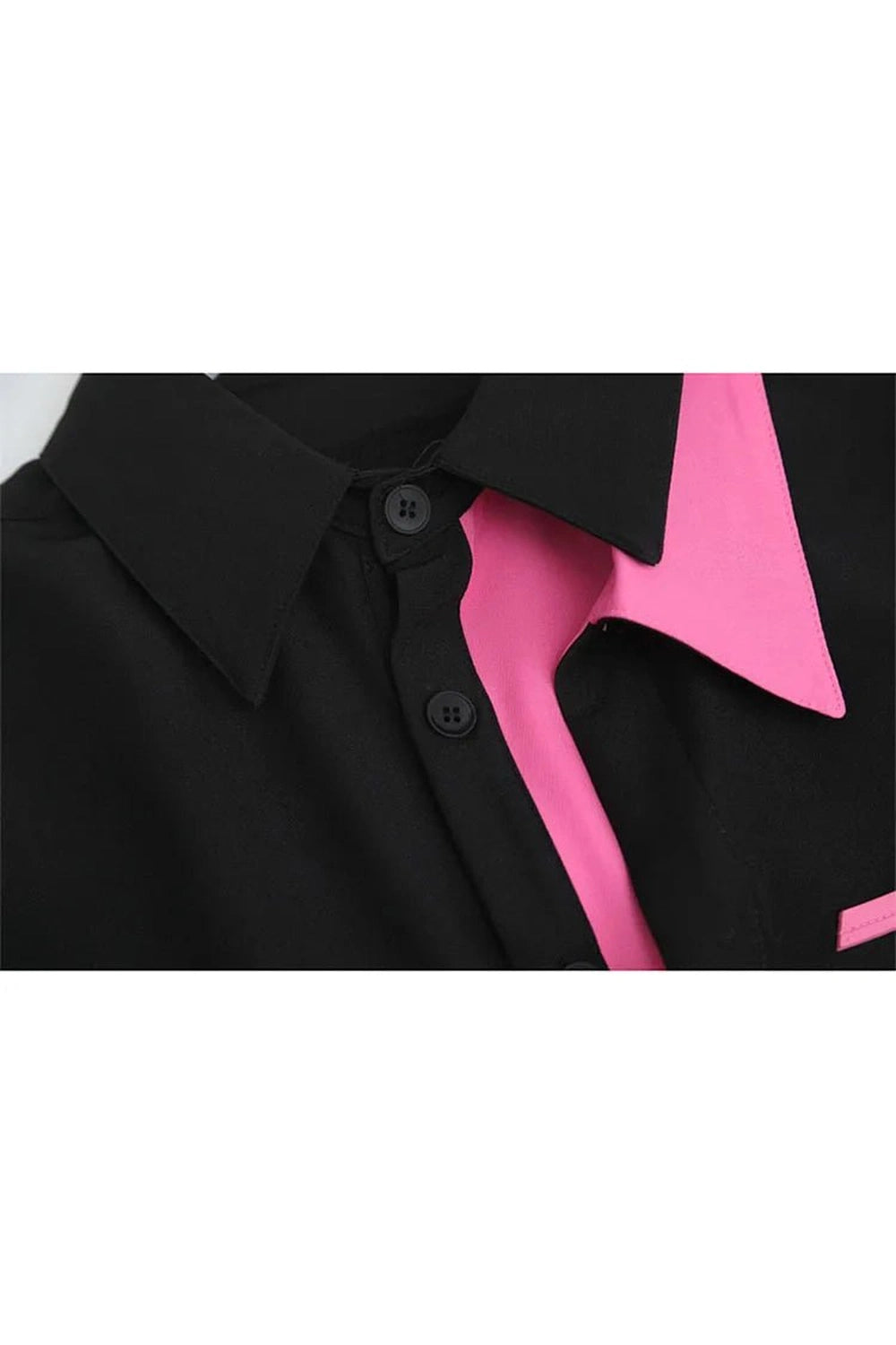 Emo Neon Edgy Contrast Shirt Shoptery