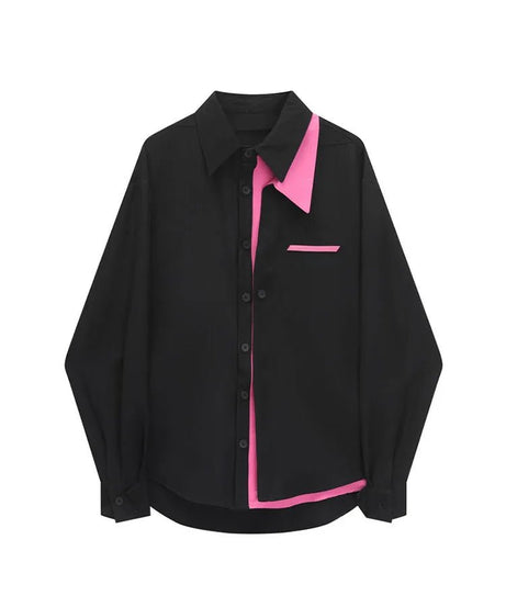 Neon Edge Contrast Shirt - Shirts