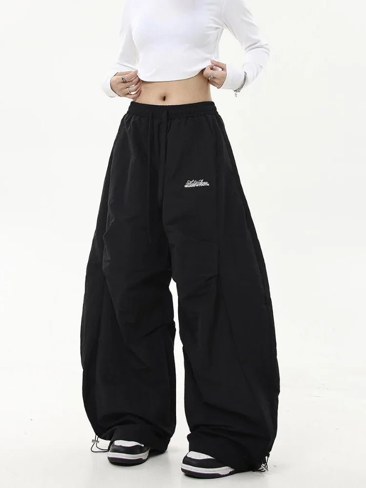 Y2k Neutral Oversized Parachute Pants Shoptery