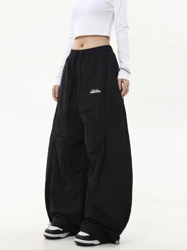 Y2k Neutral Oversized Parachute Pants Shoptery