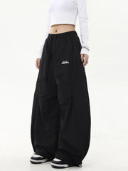 Y2k Neutral Oversized Parachute Pants Shoptery