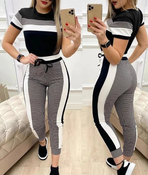 New Fashionable Retro Casual Elegant Two - Piece Set - 