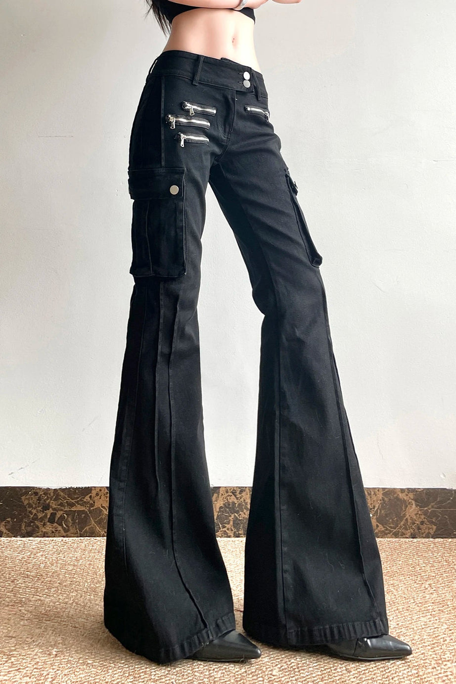 Noir Sculpted Pants - 