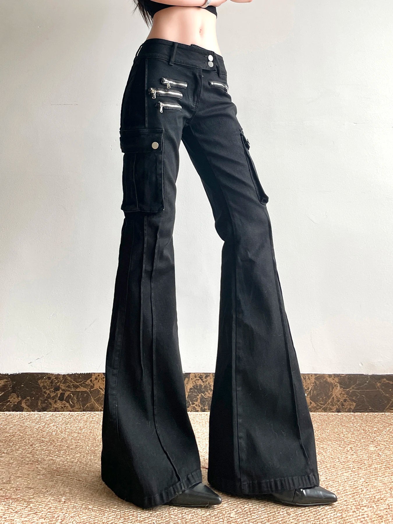 Noir Sculpted Pants - 