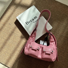 Noir Utility Y2k Pocket Bag Shoptery