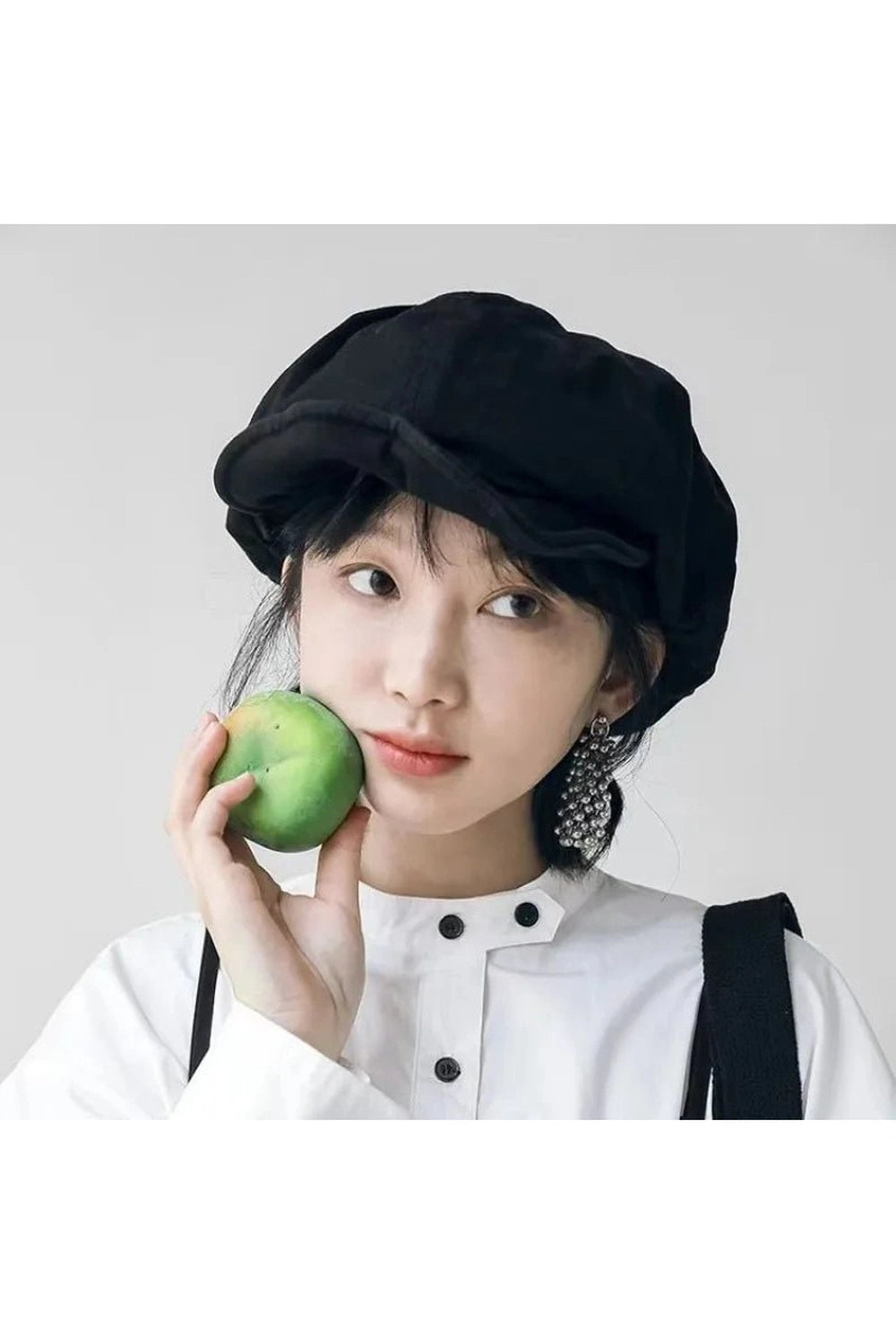 Y2k Oversized Berets Caps Shoptery