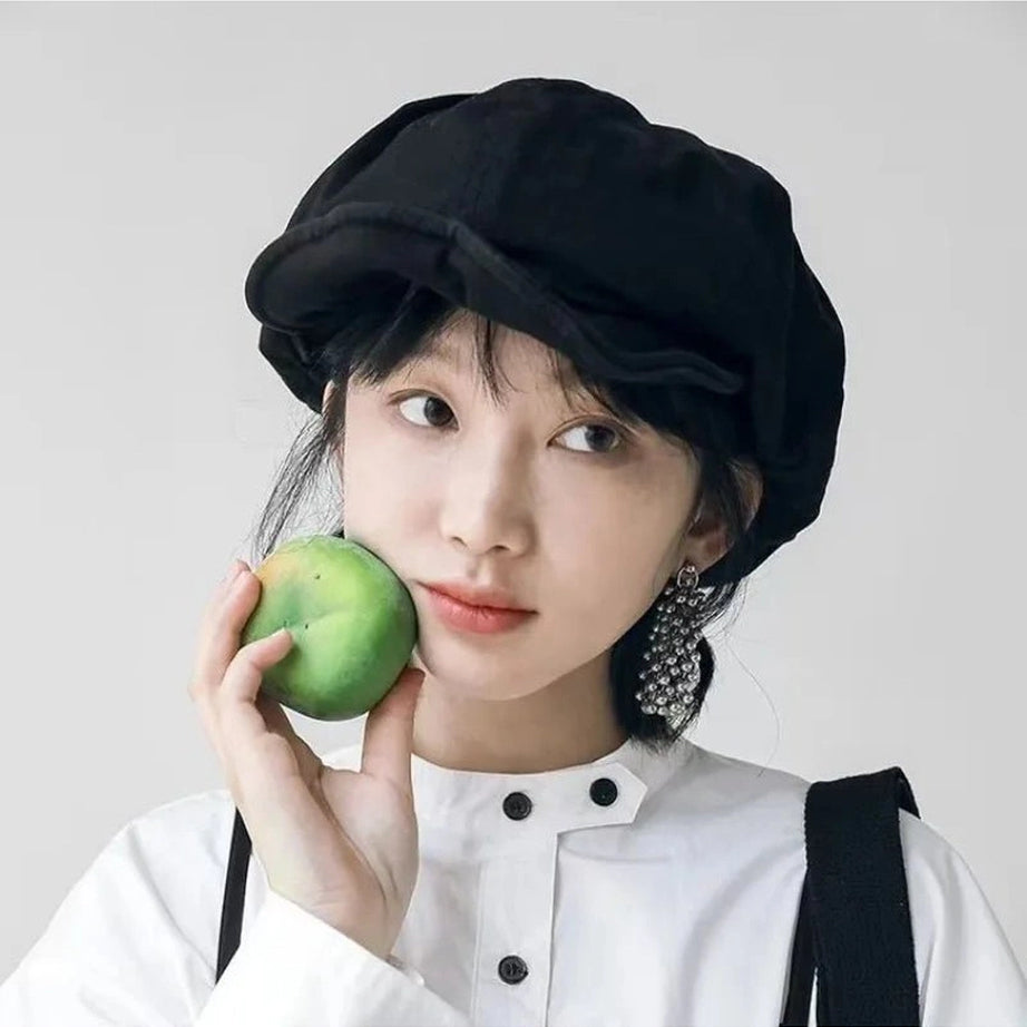 Y2k Oversized Berets Caps Shoptery