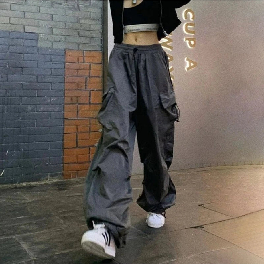 Y2k Oversized Cargo Joggers Shoptery