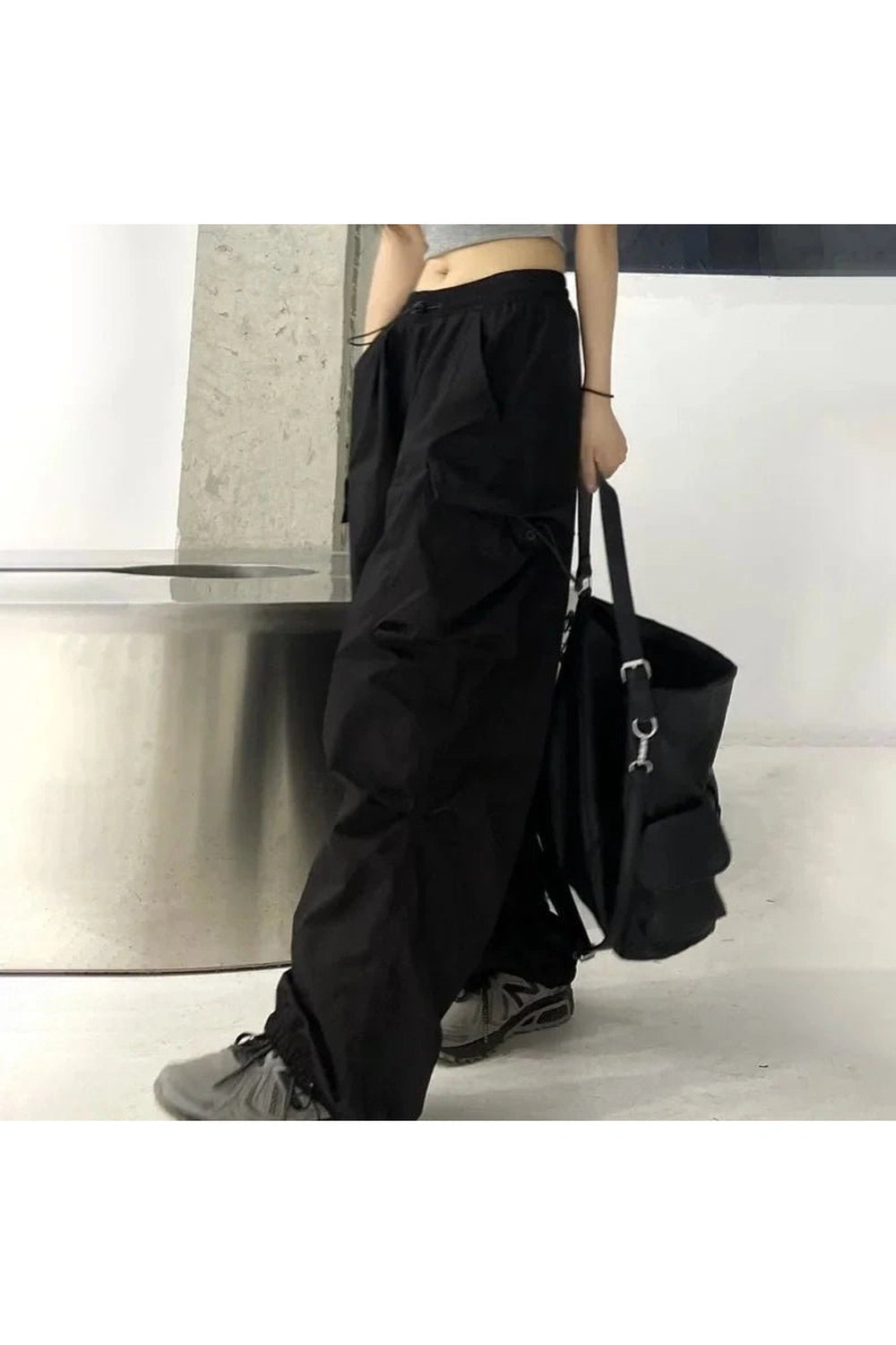 Y2k Oversized Cargo Joggers Shoptery