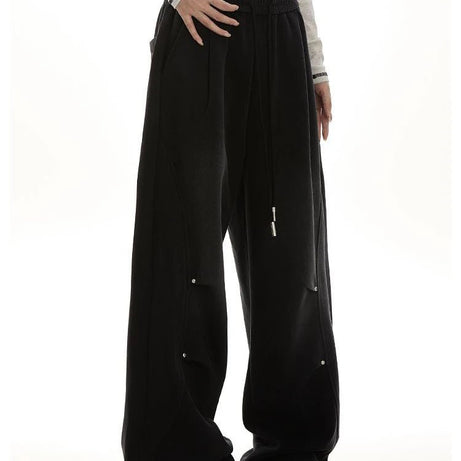 Y2k Oversized Drawstring Lounge Pants Shoptery