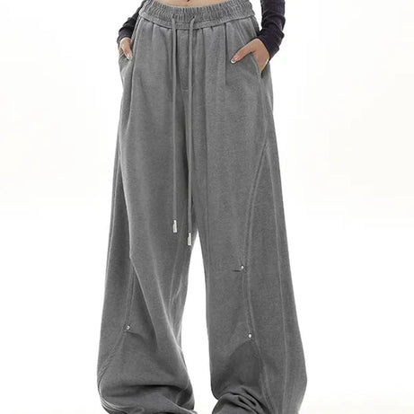 Y2k Oversized Drawstring Lounge Pants Shoptery