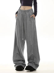 Y2k Oversized Drawstring Lounge Pants Shoptery