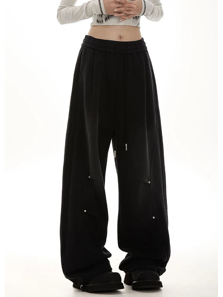 Y2k Oversized Drawstring Lounge Pants Shoptery