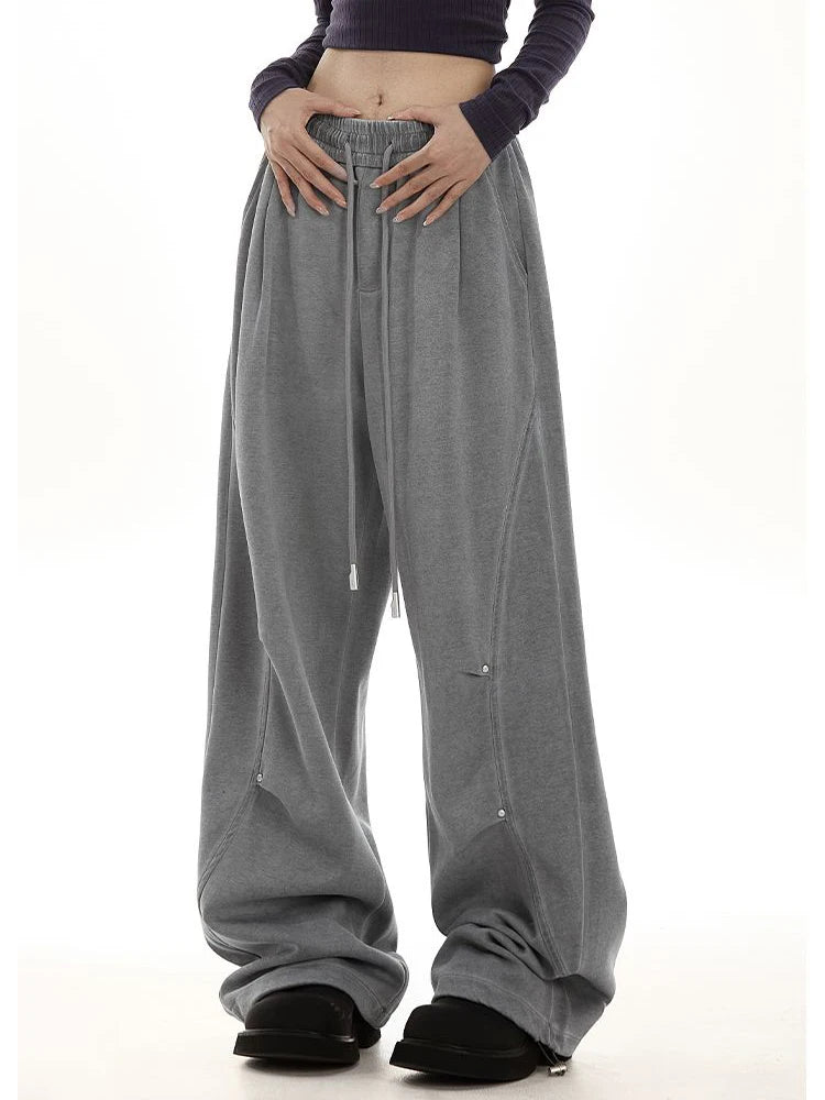 Y2k Oversized Drawstring Lounge Pants Shoptery