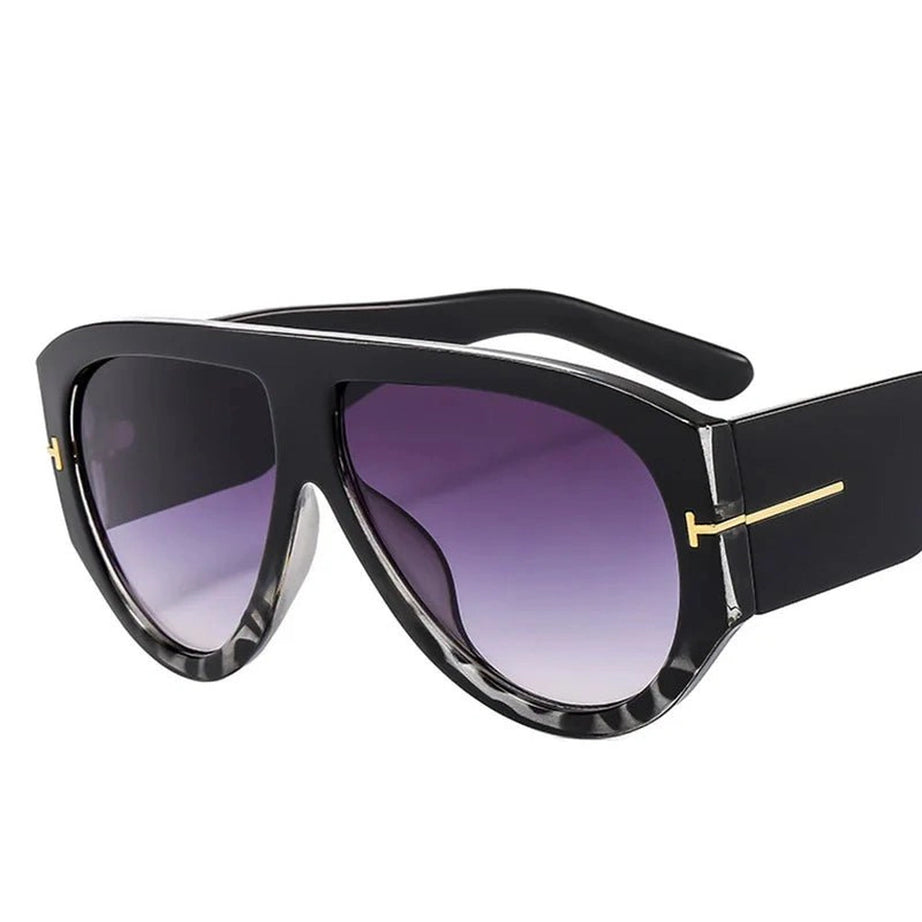 Retro Oversized Pilot Sunglasses Shoptery