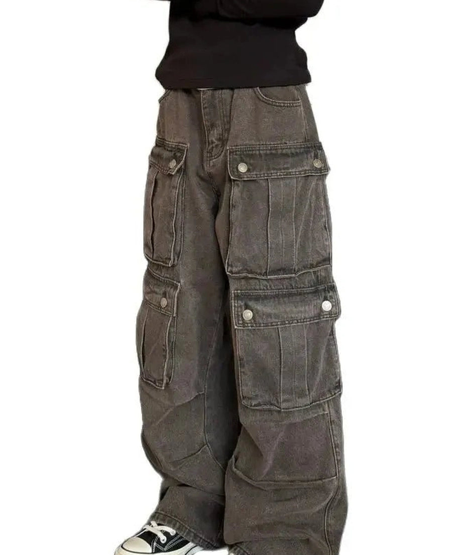 Oversized Utility Cargo Pants - 