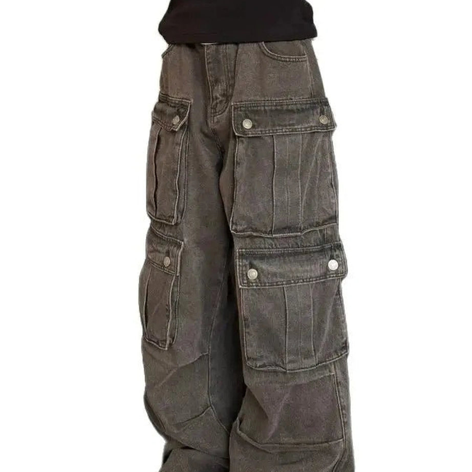 Y2k Oversized Utility Cargo Pants Shoptery