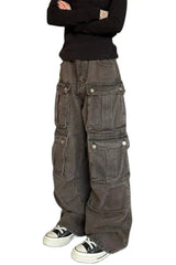Y2k Oversized Utility Cargo Pants Shoptery