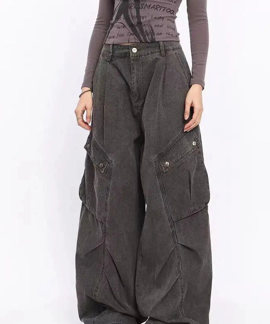 Oversized Utility Cargo Pants - 