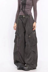 Y2k Oversized Utility Cargo Pants Shoptery